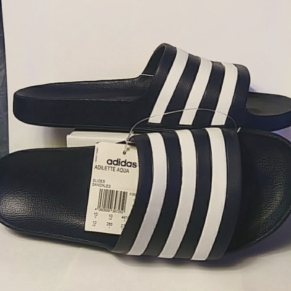 Men Adidas Adilette Aqua Slide Sandals 